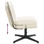 Silla de oficina giratoria tejido imitación lana rizada crema von , Stühle - Ref: Foro24-4105396, Preis: 91,79 €, Rabatt: %