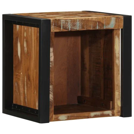 Mesilla de noche multicolor 40x35x40 cm madera maciza reciclada de , Mesitas de noche - Ref: Foro24-4015958, Precio: 65,87 €,...