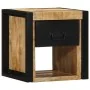 Mesitas de noche 2 uds 40x35x40 cm madera maciza rugosa mango de , Mesitas de noche - Ref: Foro24-4015951, Precio: 156,99 €, ...