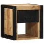 Mesitas de noche 2 uds 40x35x40 cm madera maciza rugosa mango de , Mesitas de noche - Ref: Foro24-4015951, Precio: 156,99 €, ...