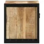 Mesitas de noche 2 uds 40x35x40 cm madera maciza rugosa mango de , Mesitas de noche - Ref: Foro24-4015951, Precio: 156,99 €, ...