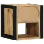 Mesitas de noche 2 uds 40x35x40 cm madera maciza rugosa mango de , Mesitas de noche - Ref: Foro24-4015951, Precio: 156,99 €, ...