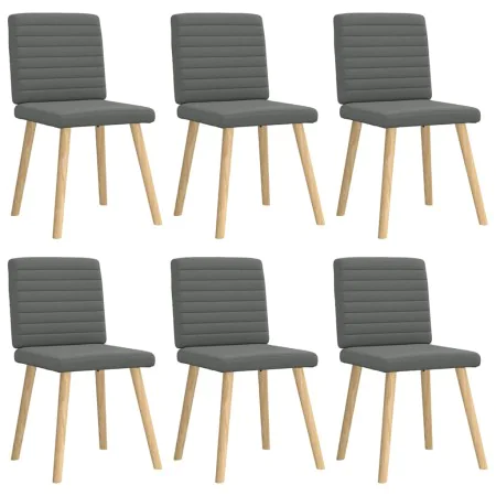 Sillas de comedor 6 unidades tela gris oscuro von , Essstühle - Ref: Foro24-3315545, Preis: 296,03 €, Rabatt: %