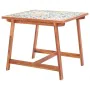 Mesa de comedor de jardín madera acacia superficie azulejos de , Mesas de jardín - Ref: Foro24-46316, Precio: 210,21 €, Descu...