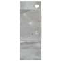 Anclajes de valla 12 uds acero galvanizado plateado12x6x15 cm by , Spikes for anchoring in the ground - Ref: Foro24-145340, P...