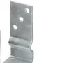 Anclajes de valla 12 uds acero galvanizado plateado12x6x15 cm by , Spikes for anchoring in the ground - Ref: Foro24-145340, P...