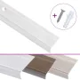 Perfiles de peldaños forma de L 15 uds aluminio plata 100 cm by , Stairs - Ref: Foro24-146760, Price: 50,37 €, Discount: %