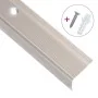 Perfiles de peldaños forma de L 15 uds aluminio champán 100 cm by , Stairs - Ref: Foro24-146776, Price: 50,41 €, Discount: %