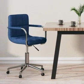 Silla de oficina giratoria de tela azul de , Sillas de oficina - Ref: Foro24-334795, Precio: 98,53 €, Descuento: %