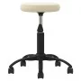Silla de oficina giratoria de terciopelo crema de , Sillas de oficina - Ref: Foro24-333173, Precio: 54,76 €, Descuento: %