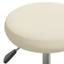Silla de oficina giratoria de terciopelo crema de , Sillas de oficina - Ref: Foro24-333173, Precio: 54,76 €, Descuento: %
