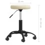 Silla de oficina giratoria de terciopelo crema de , Sillas de oficina - Ref: Foro24-333173, Precio: 54,76 €, Descuento: %