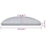 Alfombrilla escalera 20 uds gris claro 56x17x3 cm de , Alfombrillas para escalones - Ref: Foro24-3365784, Precio: 72,06 €, De...