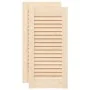 Puerta de armario de lamas 2 uds 61,5x29,5 cm madera de pino de , Puertas de armarios - Ref: Foro24-4015889, Precio: 32,88 €,...