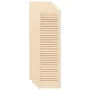 Puerta de armario de lamas 4 uds 99x29,5 cm madera de pino de , Puertas de armarios - Ref: Foro24-4015896, Precio: 68,57 €, D...