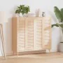 Puerta de armario de lamas 4 uds 99x29,5 cm madera de pino de , Puertas de armarios - Ref: Foro24-4015896, Precio: 68,57 €, D...