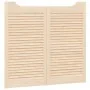 Puertas batientes diseño de lamas 2 par 90x100cm madera pino von , Türen für zu Hause - Ref: Foro24-4107133, Preis: 92,94 €, ...