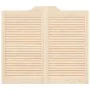 Puertas batientes diseño de lamas 2 par 90x100cm madera pino von , Türen für zu Hause - Ref: Foro24-4107133, Preis: 92,94 €, ...