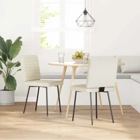 Sillas de comedor 2 unidades terciopelo crema by , dining chairs - Ref: Foro24-4101165, Price: 85,86 €, Discount: %