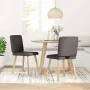 Sillas de comedor 2 unidades tela marrón oscuro von , Essstühle - Ref: Foro24-4101178, Preis: 103,21 €, Rabatt: %