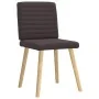 Sillas de comedor 2 unidades tela marrón oscuro von , Essstühle - Ref: Foro24-4101178, Preis: 103,21 €, Rabatt: %