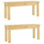 Juego de comedor Panama 3 pzas madera maciza de pino de , muebles para cocinas y comedores - Ref: Foro24-3345164, Precio: 295...