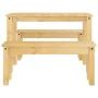 Juego de comedor Panama 3 pzas madera maciza de pino de , muebles para cocinas y comedores - Ref: Foro24-3345164, Precio: 295...