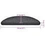 Alfombrilla escalera 30 uds antracita 56x17x3 cm de , Alfombrillas para escalones - Ref: Foro24-3365733, Precio: 108,26 €, De...