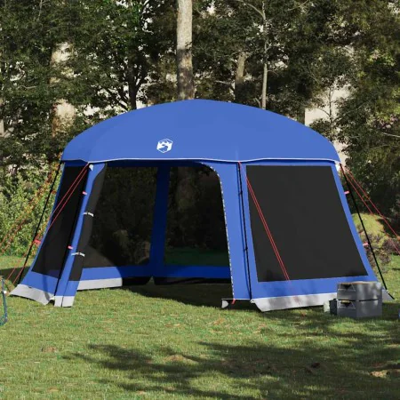 Carpa para piscina con desmontables y paredes azul 512x458 cm de , Tiendas de campaña - Ref: Foro24-4100625, Precio: 195,45 €...