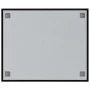 Pizarra magnética de pared vidrio templado negro 60x50 cm de , Pizarras blancas - Ref: Foro24-4008613, Precio: 36,61 €, Descu...