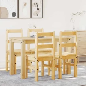 Juego de comedor Panama 5 pzas madera maciza de pino de , muebles para cocinas y comedores - Ref: Foro24-3345170, Precio: 309...
