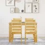 Juego de comedor Panama 5 pzas madera maciza de pino de , muebles para cocinas y comedores - Ref: Foro24-3345170, Precio: 309...