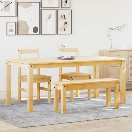 Juego de comedor Panama 4 pzas madera maciza de pino de , muebles para cocinas y comedores - Ref: Foro24-3345185, Precio: 408...