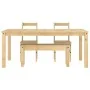 Juego de comedor Panama 4 pzas madera maciza de pino de , muebles para cocinas y comedores - Ref: Foro24-3345185, Precio: 408...