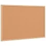 Tablero de corcho con marco de madera de pino macizo 60x40 cm de , Tablones de anuncios - Ref: Foro24-4017418, Precio: 17,87 ...