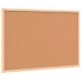 Tablero de corcho con marco de madera de pino macizo 60x40 cm de , Tablones de anuncios - Ref: Foro24-4017418, Precio: 17,87 ...