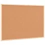Pizarra con marco de madera maciza de pino negra 80x55 cm de , Tablones de anuncios - Ref: Foro24-4017413, Precio: 26,69 €, D...