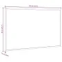 Pizarra con marco de madera maciza de pino negra 80x55 cm de , Tablones de anuncios - Ref: Foro24-4017413, Precio: 26,69 €, D...