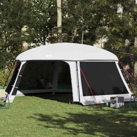 Carpa para piscina con desmontables y paredes azul 670x590 cm de , Tiendas de campaña - Ref: Foro24-4100633, Precio: 244,65 €...