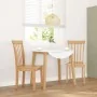 Sillas de comedor 2 uds madera maciza natural caucho de , Sillas de comedor - Ref: Foro24-4102390, Precio: 119,10 €, Descuent...