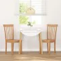 Sillas de comedor 2 uds madera maciza natural caucho de , Sillas de comedor - Ref: Foro24-4102390, Precio: 119,10 €, Descuent...