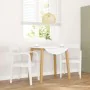 Sillas de comedor 2 unidades madera maciza de caucho blanco de , Sillas de comedor - Ref: Foro24-4102513, Precio: 173,22 €, D...