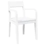 Sillas de comedor 2 unidades madera maciza de caucho blanco de , Sillas de comedor - Ref: Foro24-4102513, Precio: 173,22 €, D...