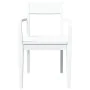 Sillas de comedor 2 unidades madera maciza de caucho blanco de , Sillas de comedor - Ref: Foro24-4102513, Precio: 173,22 €, D...