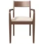 Sillas de comedor con cojines 2 uds madera maciza marrón caucho von , Essstühle - Ref: Foro24-4102507, Preis: 174,13 €, Rabat...