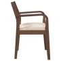 Sillas de comedor con cojines 2 uds madera maciza marrón caucho von , Essstühle - Ref: Foro24-4102507, Preis: 174,13 €, Rabat...