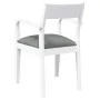 Sillas de comedor con cojines 2uds madera maciza blanco caucho de , Sillas de comedor - Ref: Foro24-4102511, Precio: 173,86 €...
