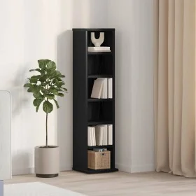 Estantería para CDs madera contrachapada roble negro 21x20x88cm by , CD and DVD storage - Ref: Foro24-862421, Price: 38,10 €,...