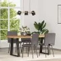 Sillas de comedor 4 unidades cuero sintético gris de , Sillas de comedor - Ref: Foro24-3315215, Precio: 168,59 €, Descuento: %