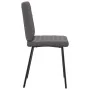 Sillas de comedor 4 unidades cuero sintético gris de , Sillas de comedor - Ref: Foro24-3315215, Precio: 168,59 €, Descuento: %